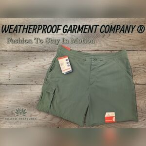 NWT Weatherproof Garment Co Women's Size 14 Olive Green Comfort Polyester/Nylon